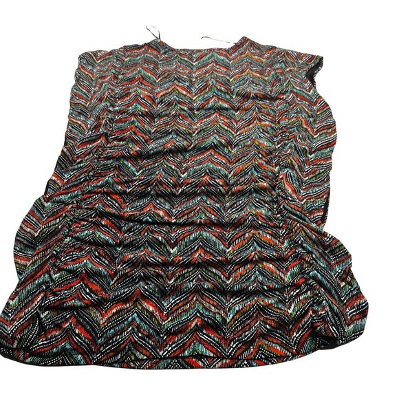 Michael Michael Kors Women's Small Petite Short Sleeve Top Multicolor Preowned - Picture 2 of 11